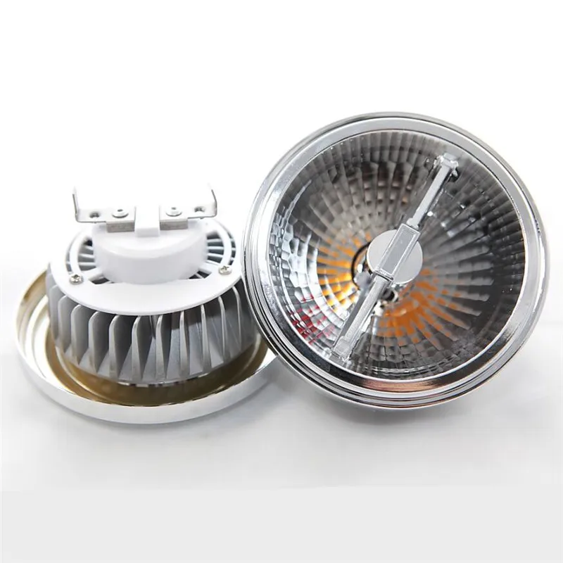 

HOT SALE Dimmable 12V AV110V AC220V G53 GU53 LED AR111 Downlight 15w COB GU10 LED AR111 light ES111 LED Spotlight