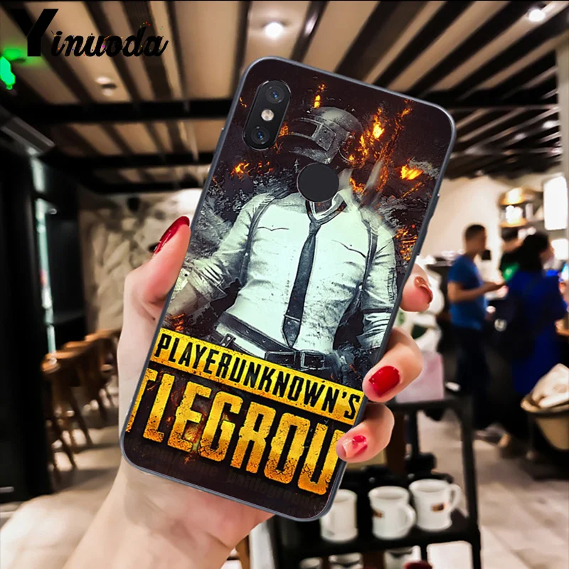 Yinuoda Game Playerunknown's Battlegrounds PUBG PhoneCase for Xiaomi Redm4X 6A 5A 7A Redmi5 5Plus Note8 8Pro 7 mi A1 A2Lite