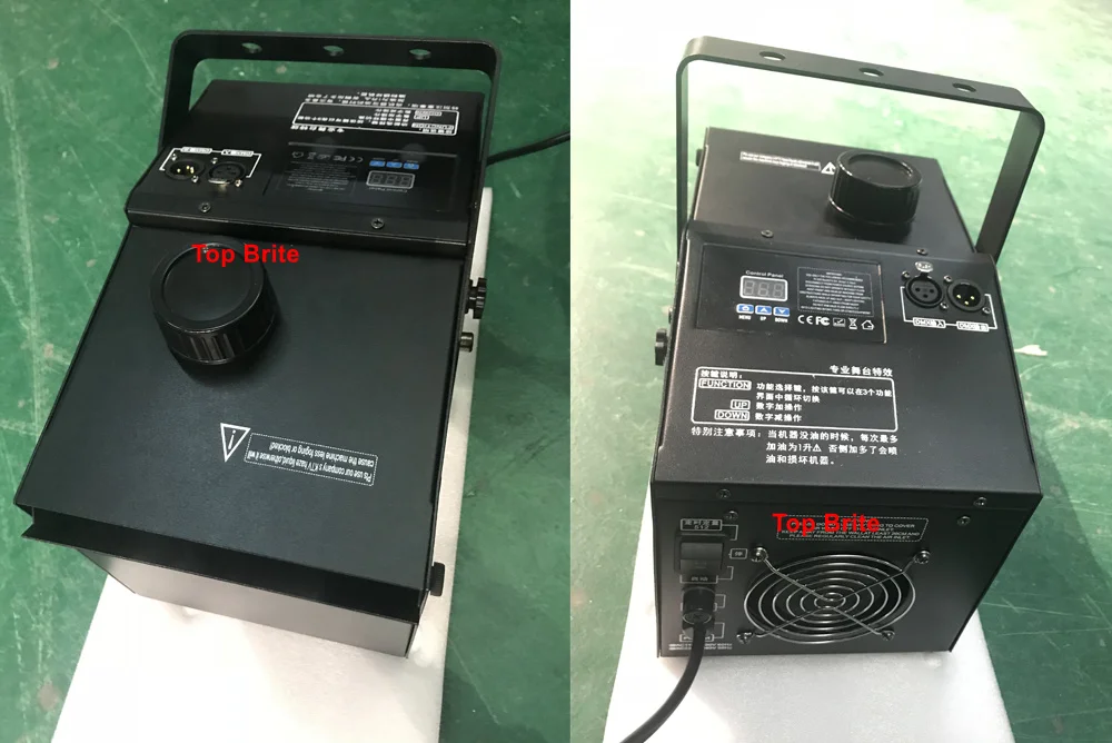 1Xlot Dubbele Rook Outlets 300W Mist Haze Machine Dmx Stadium Rookmachine 1.2L Olie Capaciteit Fogger Perfect Voor bruiloft Concerten