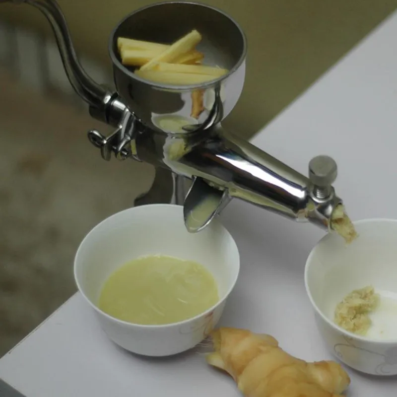 

Wheat grass juicer stainless steel manual fruit vegetable hand press juice device slow press juicing machine