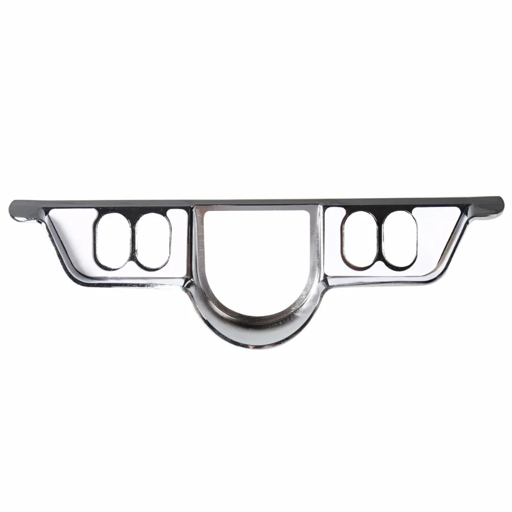Chrome Switch Dash Panel Accent Cover For Harley Street Glide 06-13 Triks 09-13 Electra Glide 96-13 Models