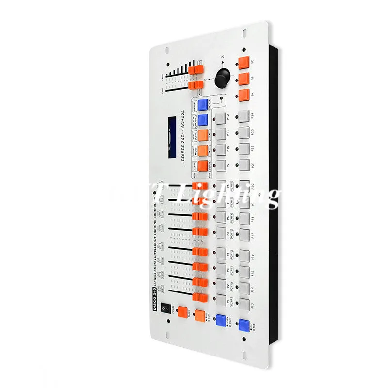 Imagem -02 - Kit de Controle para Iluminação Inteligente Console Discoteca 240 Dmx 16chx24 Dmx512 Apto para Discoteca dj Dança Iluminação Show de Luz