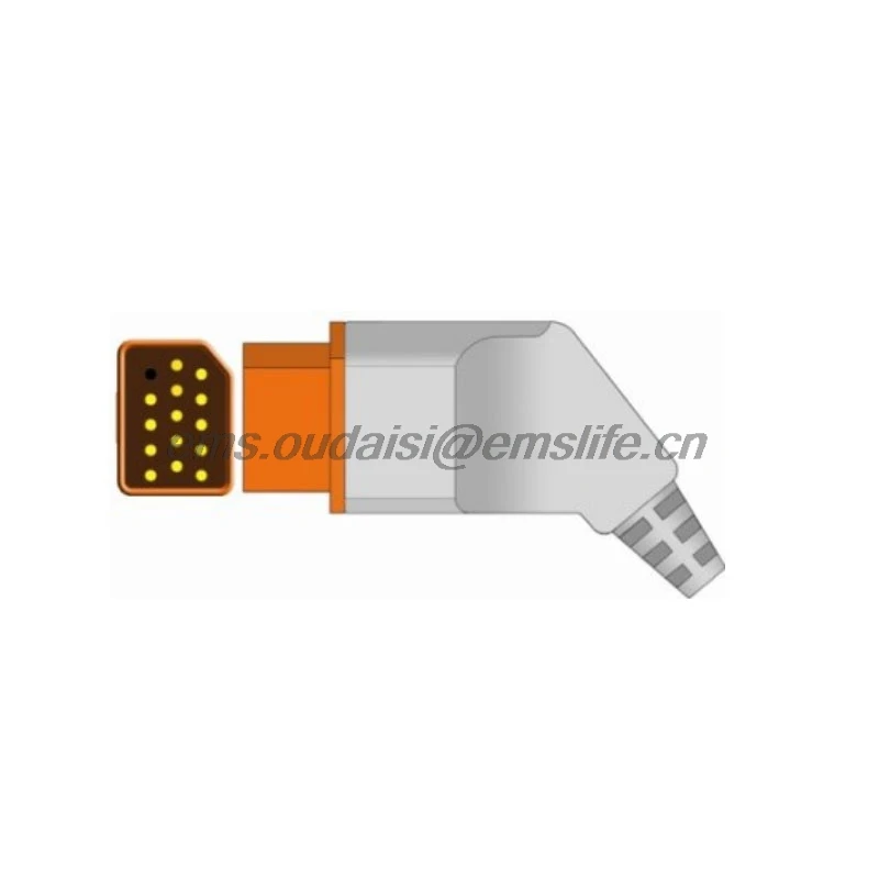 

IBP/IC connector for Nihonkohden 14p patient monitor cable