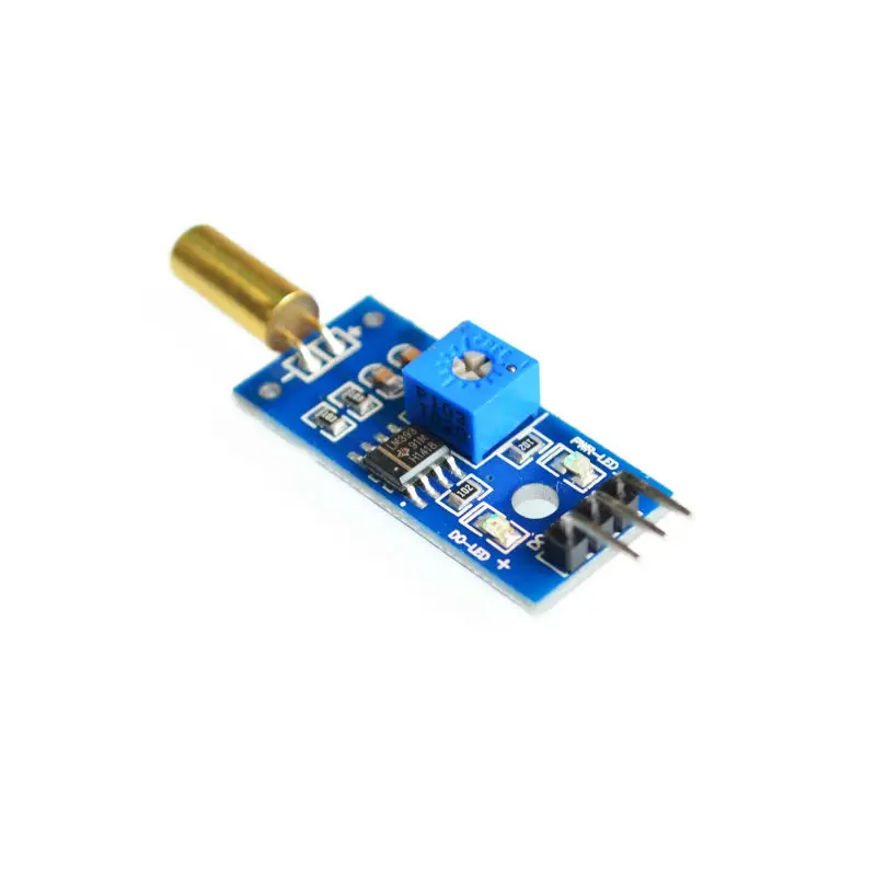 Glyduino Tilt Sensor Module Golden SW520D Angle Tilt Detection module for Arduino with Roll Ball Switch