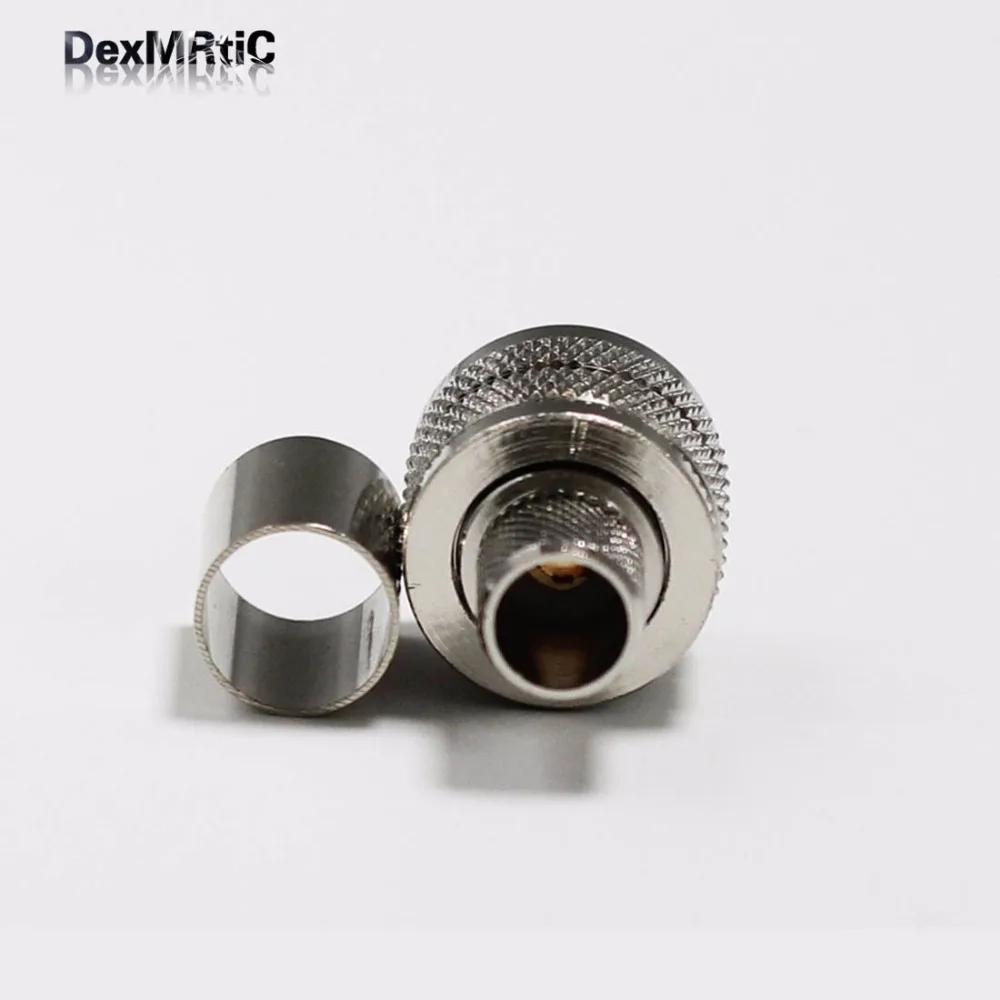 1pc  UHF male PL259 RF Coax Connector  Crimp for RG8 RG213 LMR400 Straight  Nickelplated  NEW wholesale