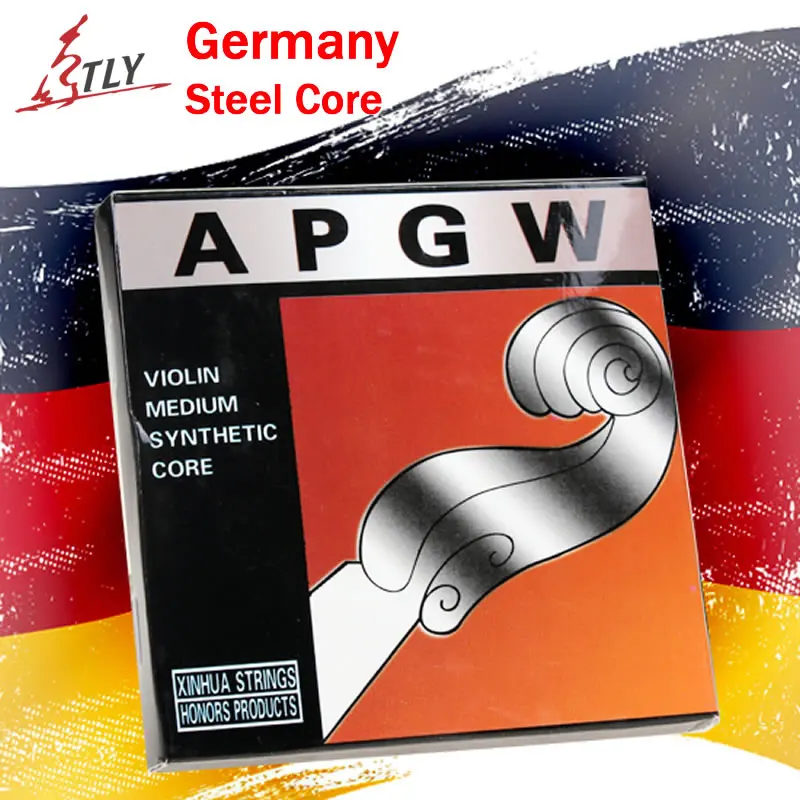 APGW Germany Steel Core Nylon Strings  Full Set E A D G Violin Strings