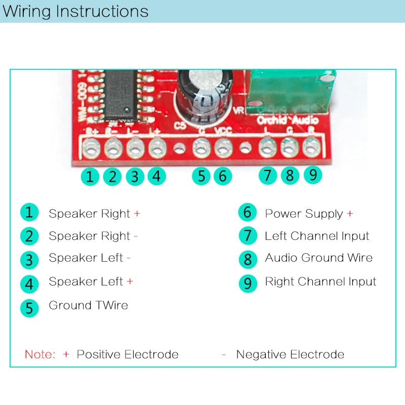 CIRMECH-لوحة مكبر صوت صغيرة من الفئة D ، مجموعة تركيب قائمة بذاتها ، مع مفتاح