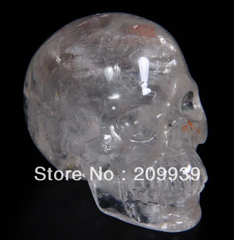 

Natural Quartz Rock Crystal Skull Carving