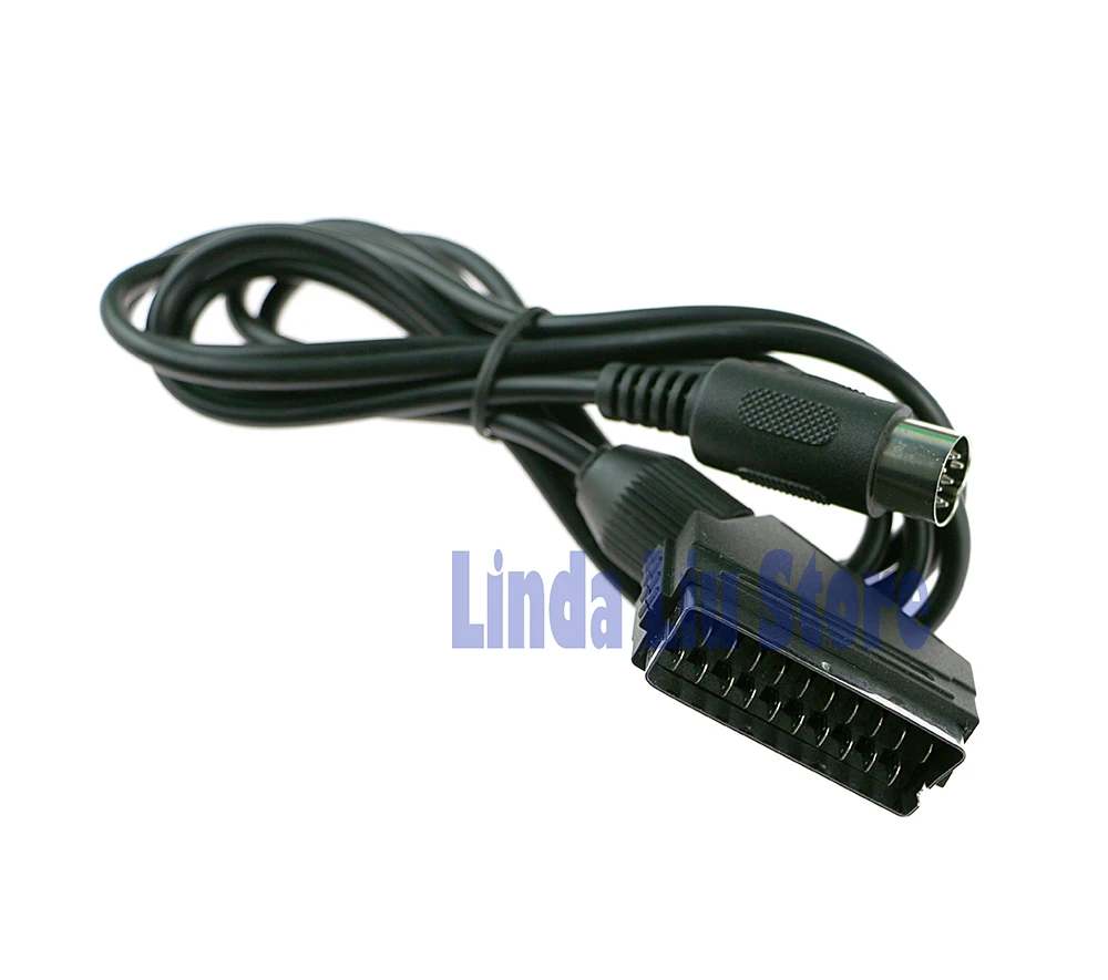 Chengchengdianwan 1.8 متر rgb سكارت مرئيات الحبل tv الرصاص 1 md ل sega genesis 1 ميجا محرك MD1 pal v-دبوس 2 قطعة/الوحدة