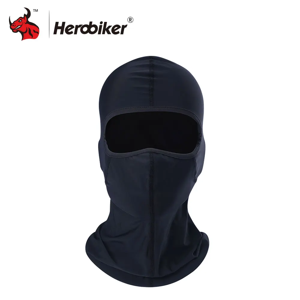 HEROBIKER Motorcycle Face Mask Balaclava Summer Moto Bikers Mask Motorcycle Bicycle Face Shield Motorcycle Sun-protection