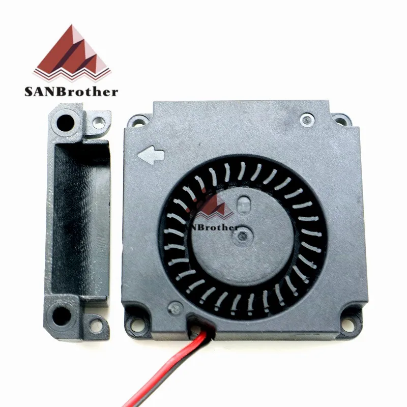 3D Printer Air guide Turbine Fan 5V/12V/24V 40*10mm 4010 Hydraulic Bearing Blow Radial extruder Cooling Fan Turbo Fan & 2P Wire