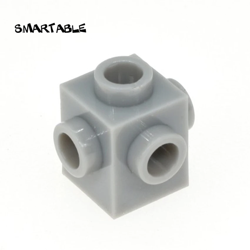 Smartable Technische Baksteen Speciale 1x1 met Studs op 4 Zijden Bouwstenen Onderdelen Speelgoed Voor Kinderen Compatibel 4733 30 stks/partij