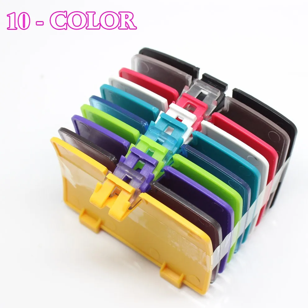 10pcs 10 Colors Hot sale Battery cover shell case  For Gameboy Color GBC video game console Repair Parts  for OEM Game Consoles