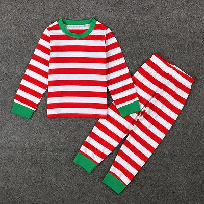 UNIKIDS Xmas Children Baby Kid Girl Boy Nightwear Pajamas Pyjamas Sleepwear Suit Christmas