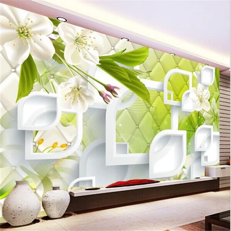 

custom 3d stereoscopic wallpaper 3D now woven wallpapers for living room bedroom TV backdrop seamless murals video wall murals