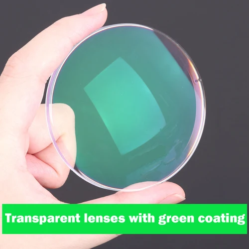 Imagen 2 del producto Lentes graduadas, lentes asféricas de resina para miopía, hipermetropía, presbicia, lentes con recubrimiento verde recetado