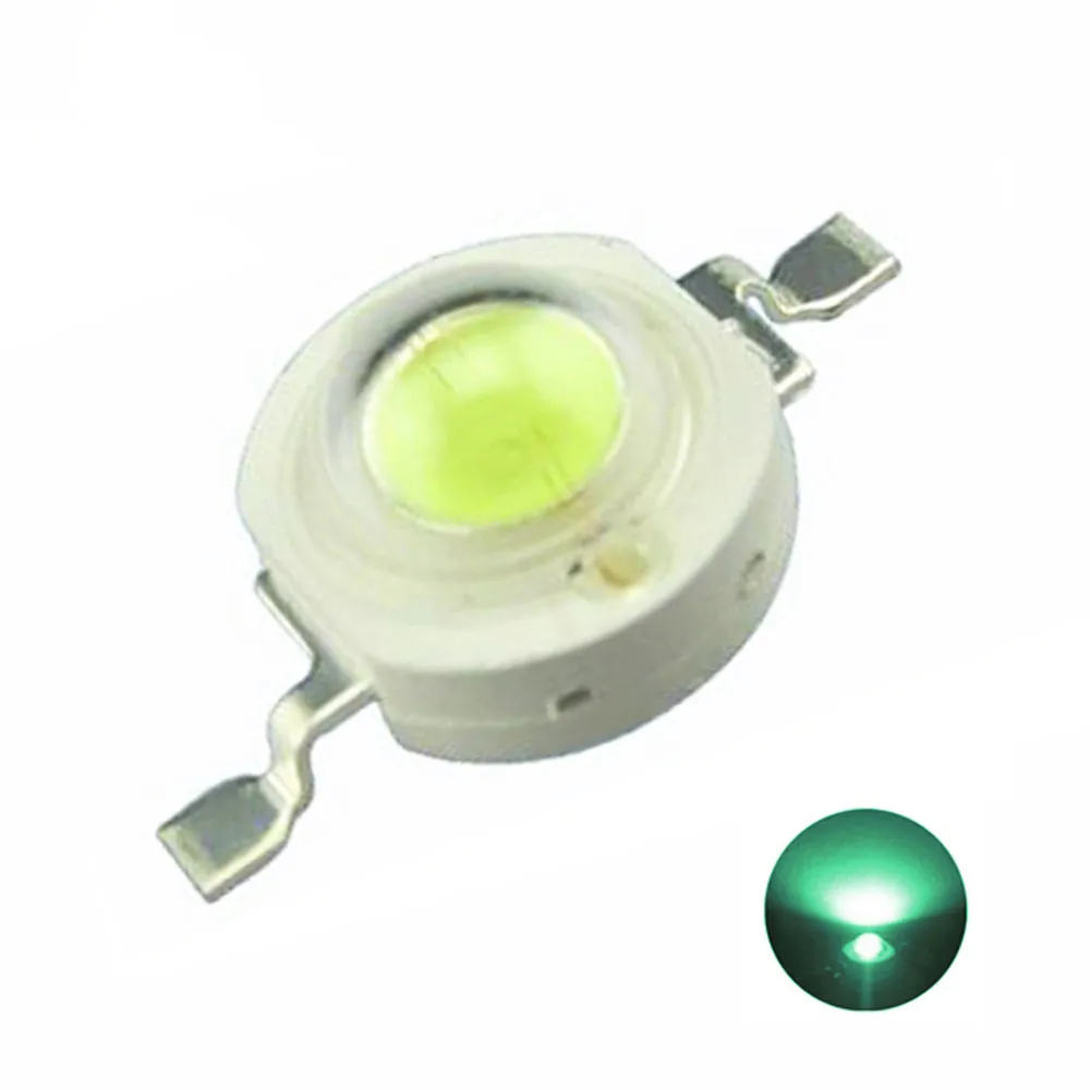 10 - 500pcs 3W High Power LED Lamp Ice blue 480nm 490nm 3.2-2.6v 700mA light-emitting