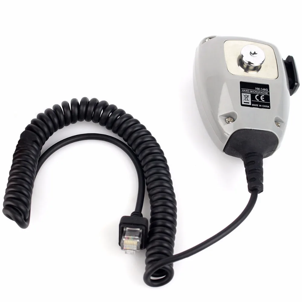Heavy Duty Mic 6 Pin PTT Microphone for ICOM Mobile Radio F6011 F5011 F1721 F221 F121 as HM-148G