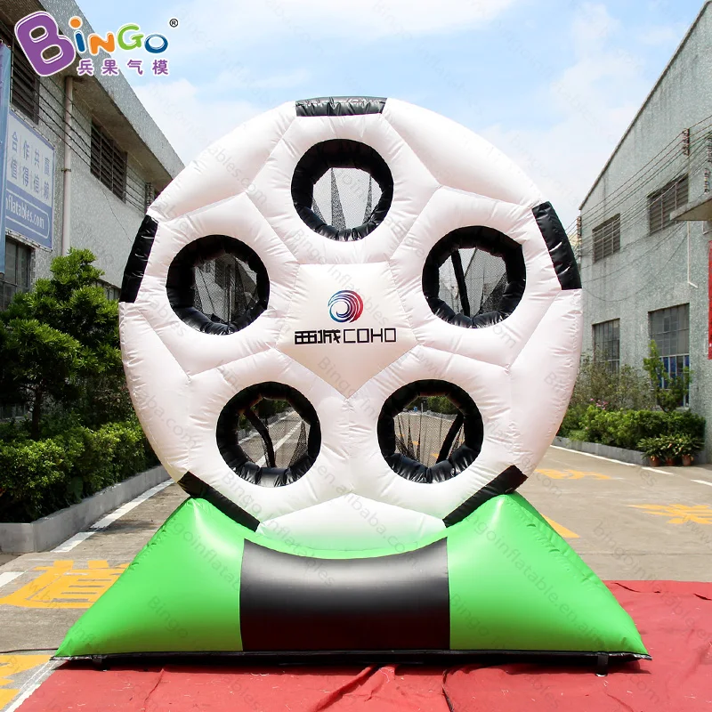 

3m Height Inflatable Foot Darts Games PVC Inflatable Soccer Darts Targets Shooting kick Soccer Goal Toy