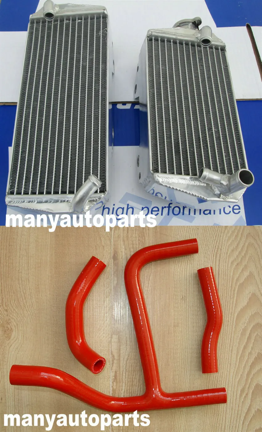 

aluminum radiator + red hose FOR SUZUKI RMZ450 RMZ 450 2008-2015 2009 2010 2011 2012 2013 2014