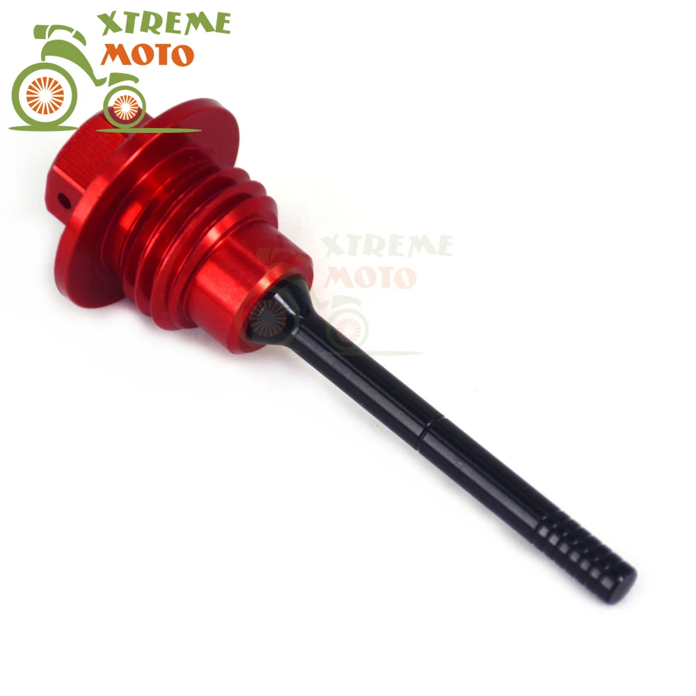 CNC Red Oil Dipstick Dip stick Engine Plugs Oil Filler Plugs For Honda CRF450R 09-16 09 10 11 12 13 14 15 16