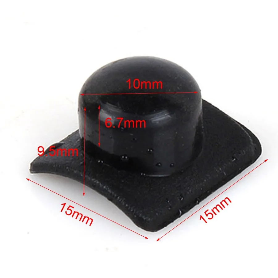 5pcs Black Button on / off Torch Switch Cap Strong Light Battery Electric Flashlight Switchs Sheath for LED