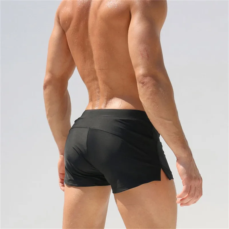 Sommer Marke Mann Bade bekleidung Herren Badeanzüge Surfbrett Strand tragen Männer Slips Badehose Boxershorts Badeanzüge Homosexuell Beutel