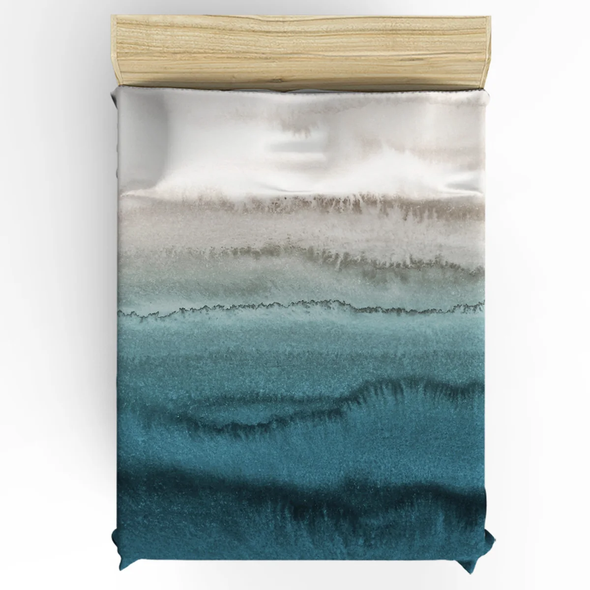 WITHIN THE TIDES CRASHING WAVES TEAL Duvet Cover King Size Queen Size Quilt Cover Set Bedclothes Comforter Single Bedding Sets