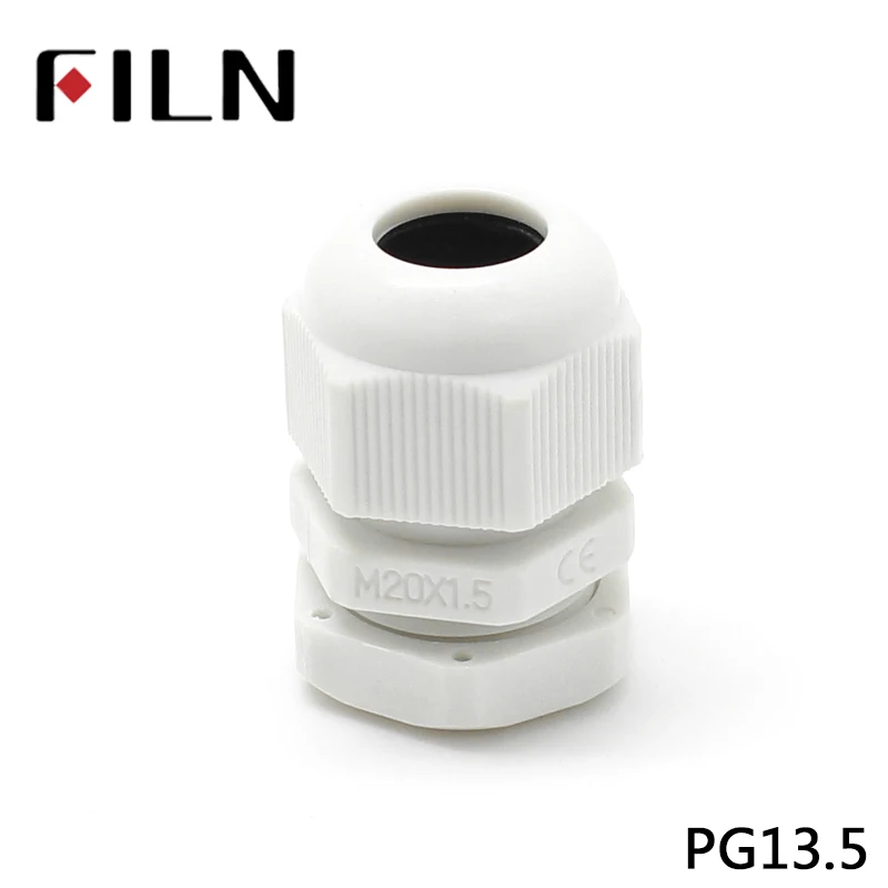 PG13.5 M20X1.5 cable gland sizes Nylon waterproof compression cable gland electric used