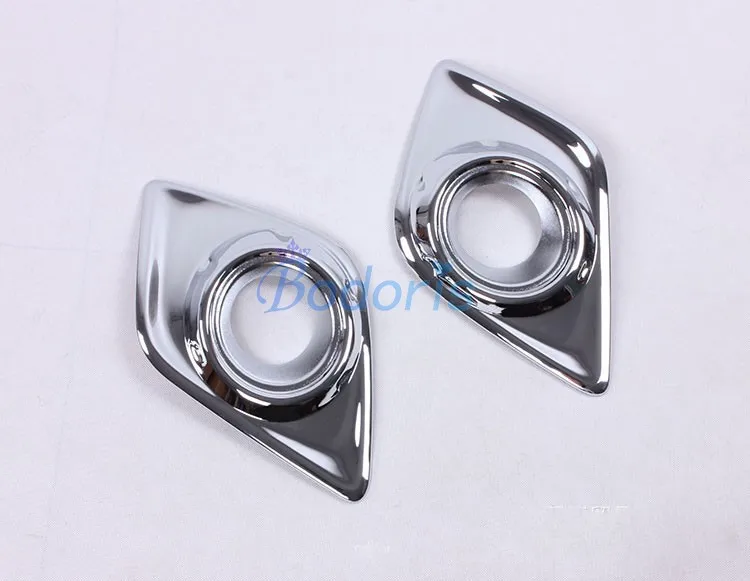 

Chrome Car Styling Front Fog Lamp Cover Trim Light Overlay Panel 2015 2016 2017 For Toyota Hilux Revo Accessories