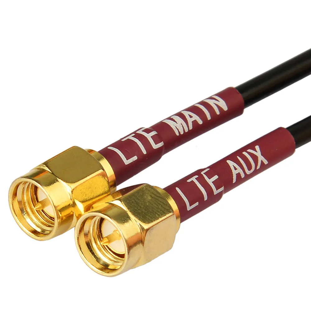 جهاز توجيه لاسلكي Mimo Omni مزدوج النطاق ، هوائي هوائي هوائي ذكر SMA ، هواوي ، سييرا ، شبكة ، ZTE ، Novatel D-Link ، 4G LTE