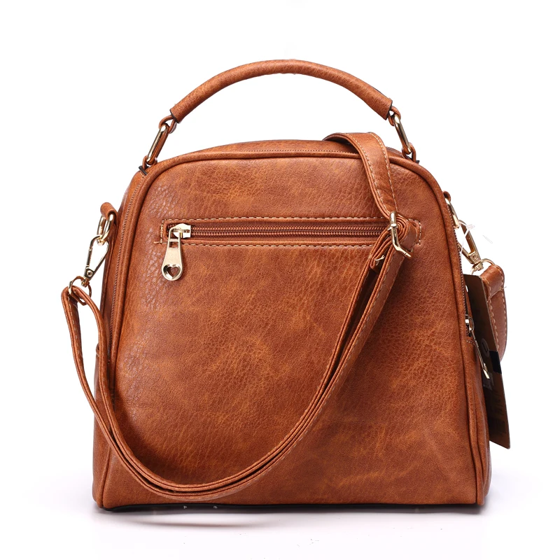 Annmouler Brand Women Messenger Bag Female Double Zipper Handbag Pu Leather Fashion Ladies Shoulder Bag Women Crossbody Bag