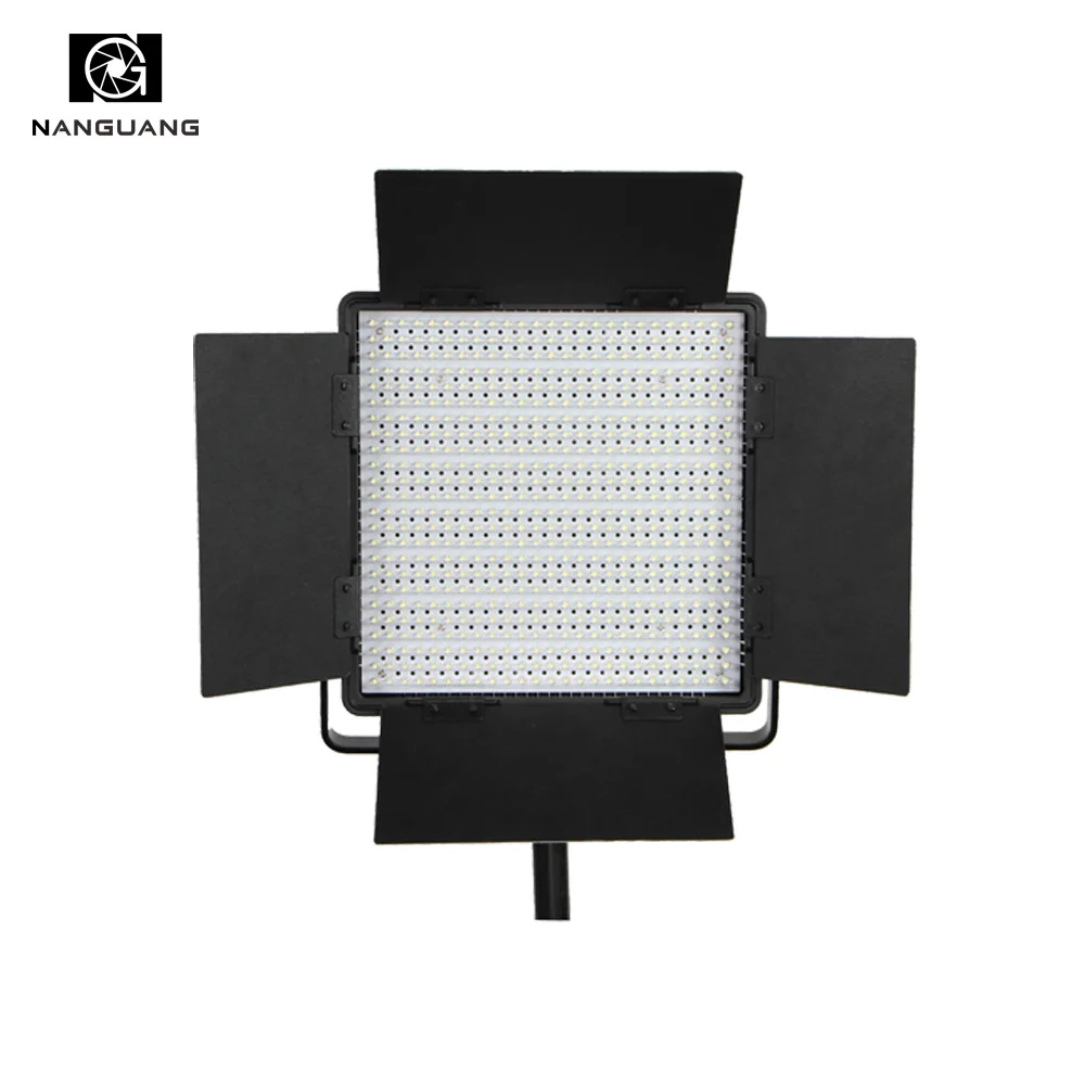 36W Portable Bi-color Plastic LED Panels Studio Light 3200K-5600K LED Video Light+V Mount Battery Plate+ Barn-door + Carry Bag