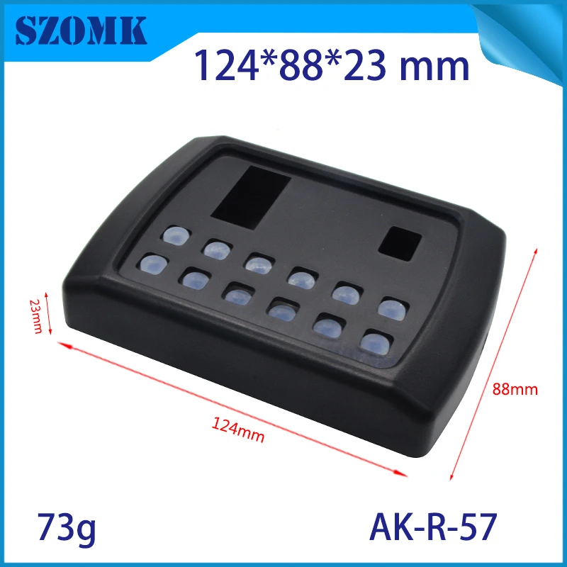 4Pcs 124*88*23mm szomk RFID plastic electronic box device housing plastic housing equipment enclosure for pcb design