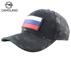 Men Russia Flag Cap US Army Baseball Caps Camouflage Hats Adjustable Dark CP Cap Outdoor Sports Tactical Trainging Combat Caps