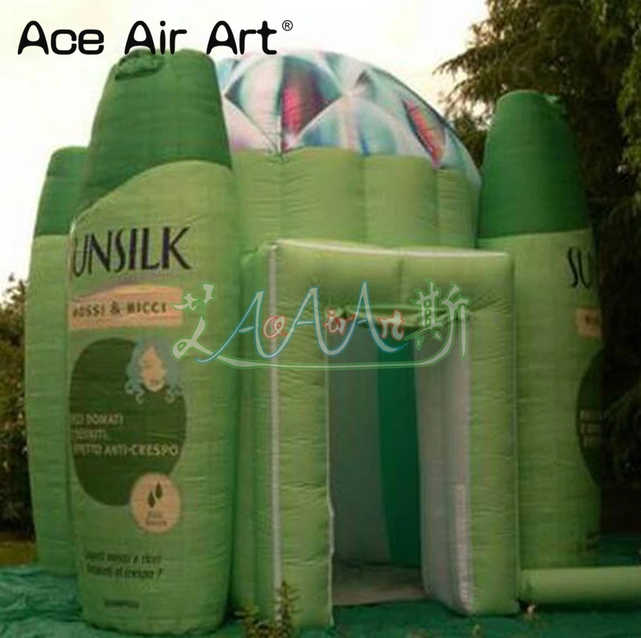 

Newest designed inflatable Shampoo booth,Shower Gel tent for exhibition and advertising