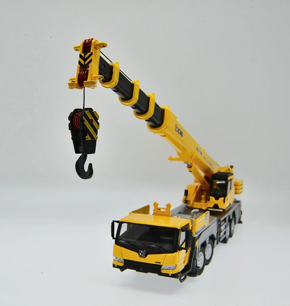 2022 New Launch 1:50 Scale Diecast Construction Model XCMG 75 Tons Truck Crane Replica Small tonnage Crane Collection Gift