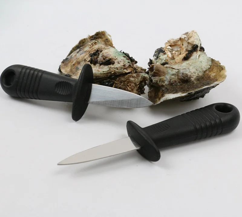 100pcs Stainless Steel Shellfish Opener Oyster Knife Seafood Shell Open Tool Scallop Knife Professional Free DHL WB259