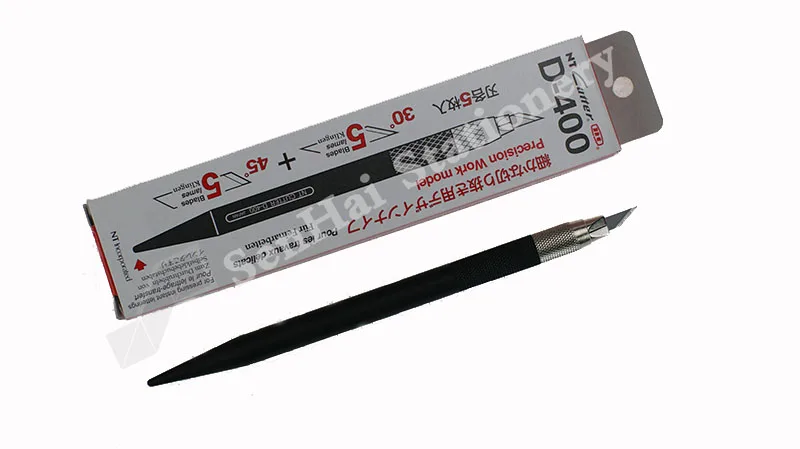Japan NT Cutter D-400 art knife pen knife craft knife hobby knife hand-carved design knife for precision work with 10pcs blades
