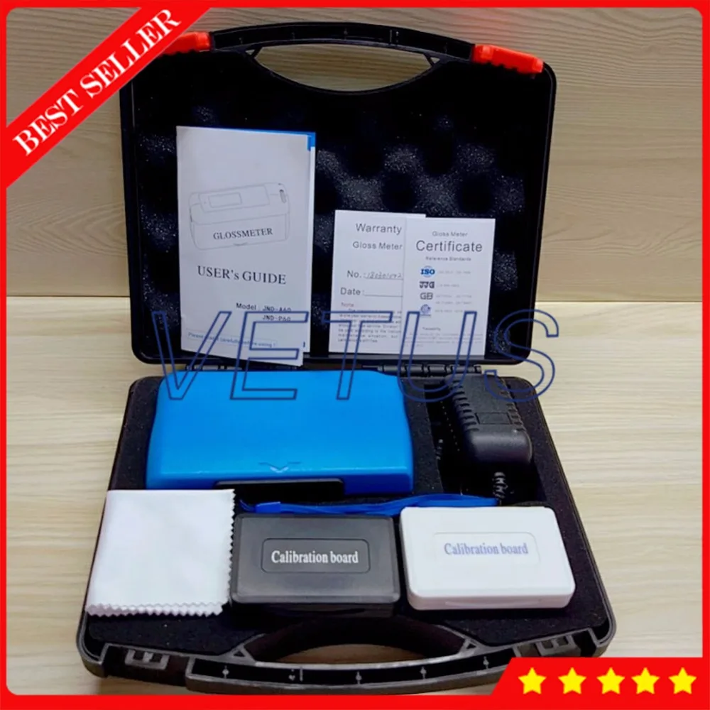 60 درجة العالمي لمعان متر مع JND-A60 0.5GU دقة سطح تنظيف Glossmeter Vancometer اختبار