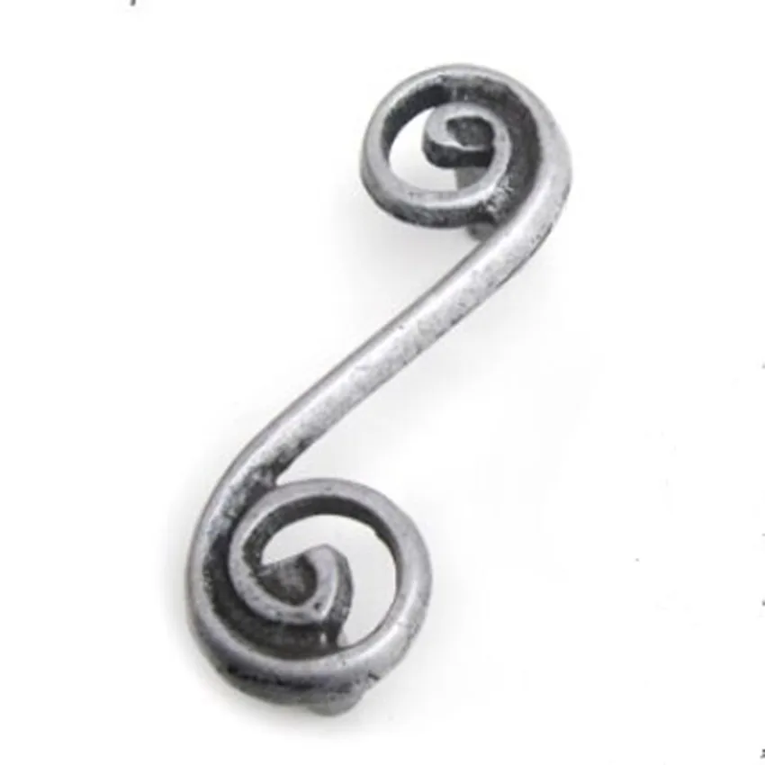 

antique / archaize creative spire furniture handle antique silver drawer kitchen cabinet pull 3" dresser cupboard door knob 76mm