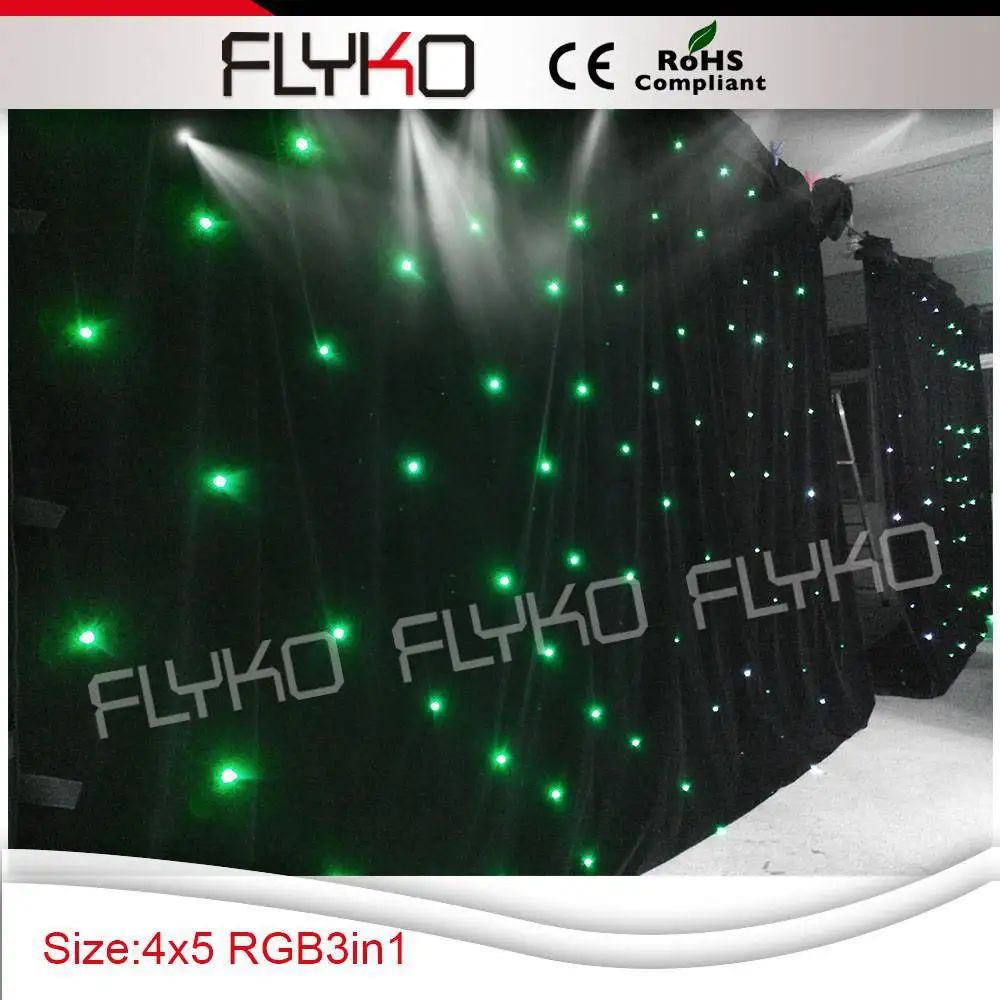 

Free shipping 4x5m led stage backdrop cloth