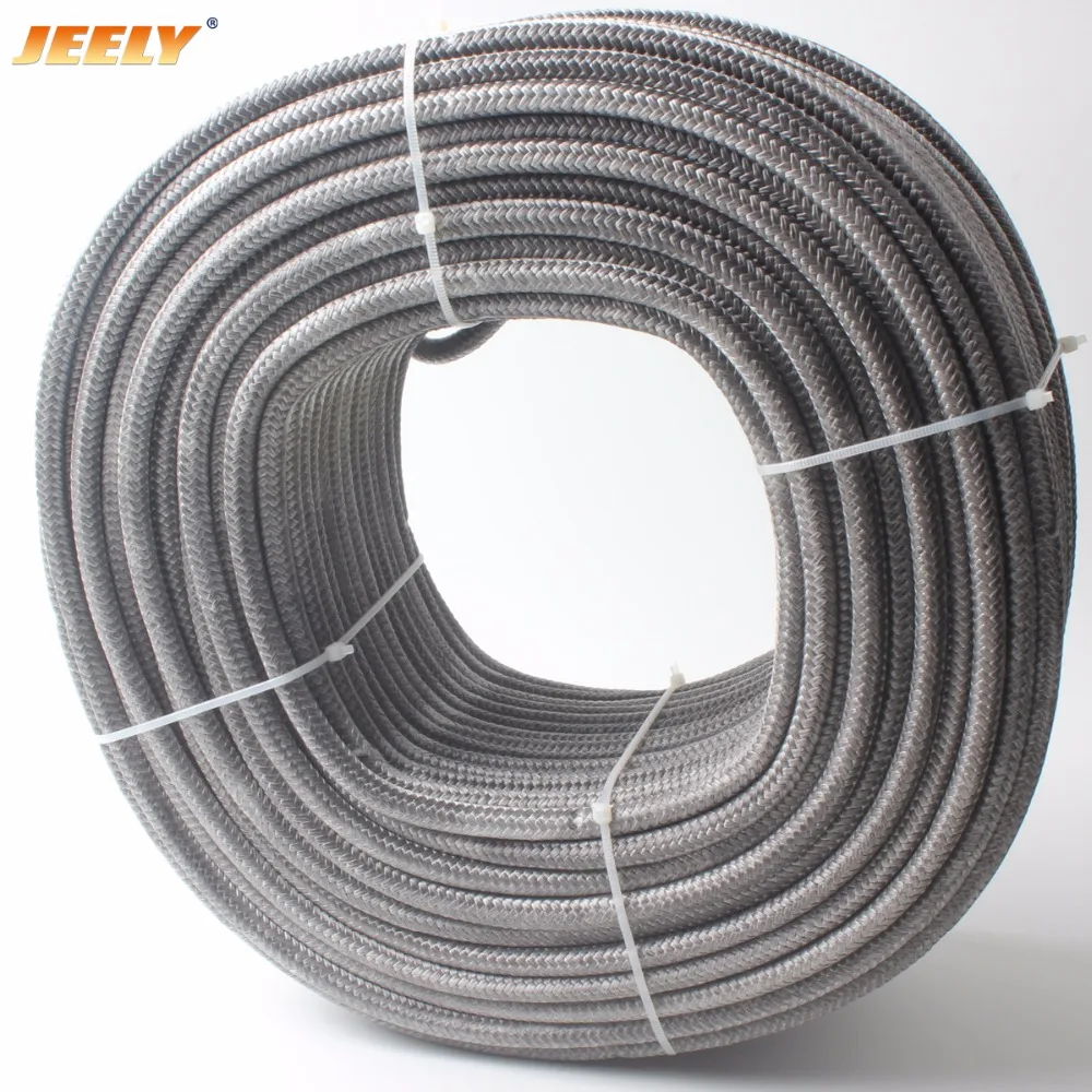 JEELY 8mm 10m UHMWPE Fiber Core With Polyester Jacket Sailboat Towing Rope Winch Rope