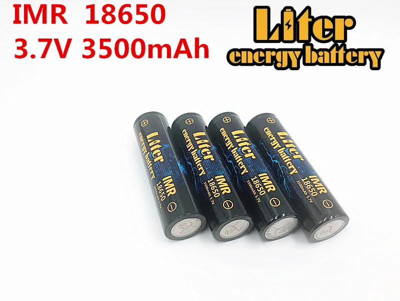 Liter energy battery IMR 18650B 3.7V 3500mAh NewOriginal Rechargeable Li-ion battery High-capacity batteies Flashlight lamp