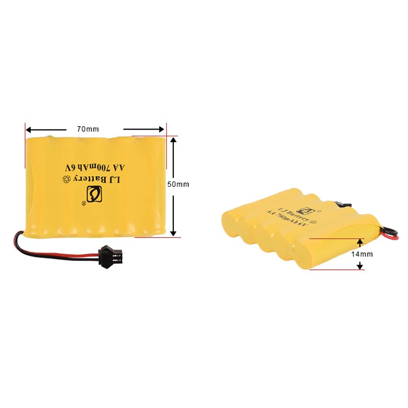 Brinquedos elétricos, 6v, 700mah, para carro, barco, robô, recarregável, frete grátis