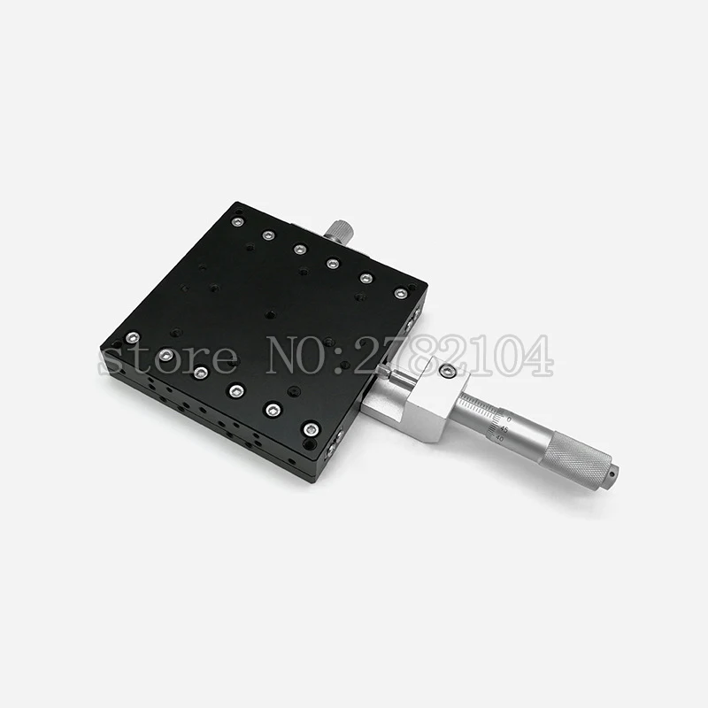 Imagem -03 - Plataforma de Aparamento Manual Estágios Lineares Ajuste do Rolamento Tabela Deslizante Trilho Transversal Eixo x X90-l X90-c Lx90-r Lx90-l Lx90-c lx 90x90 mm