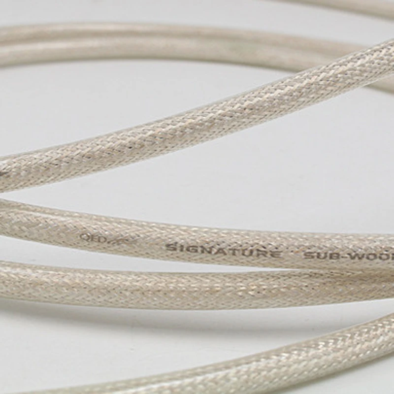 Cavo di interconnessione audio per altoparlante con segnale RCA placcato argento QED 4 core audio HiFi