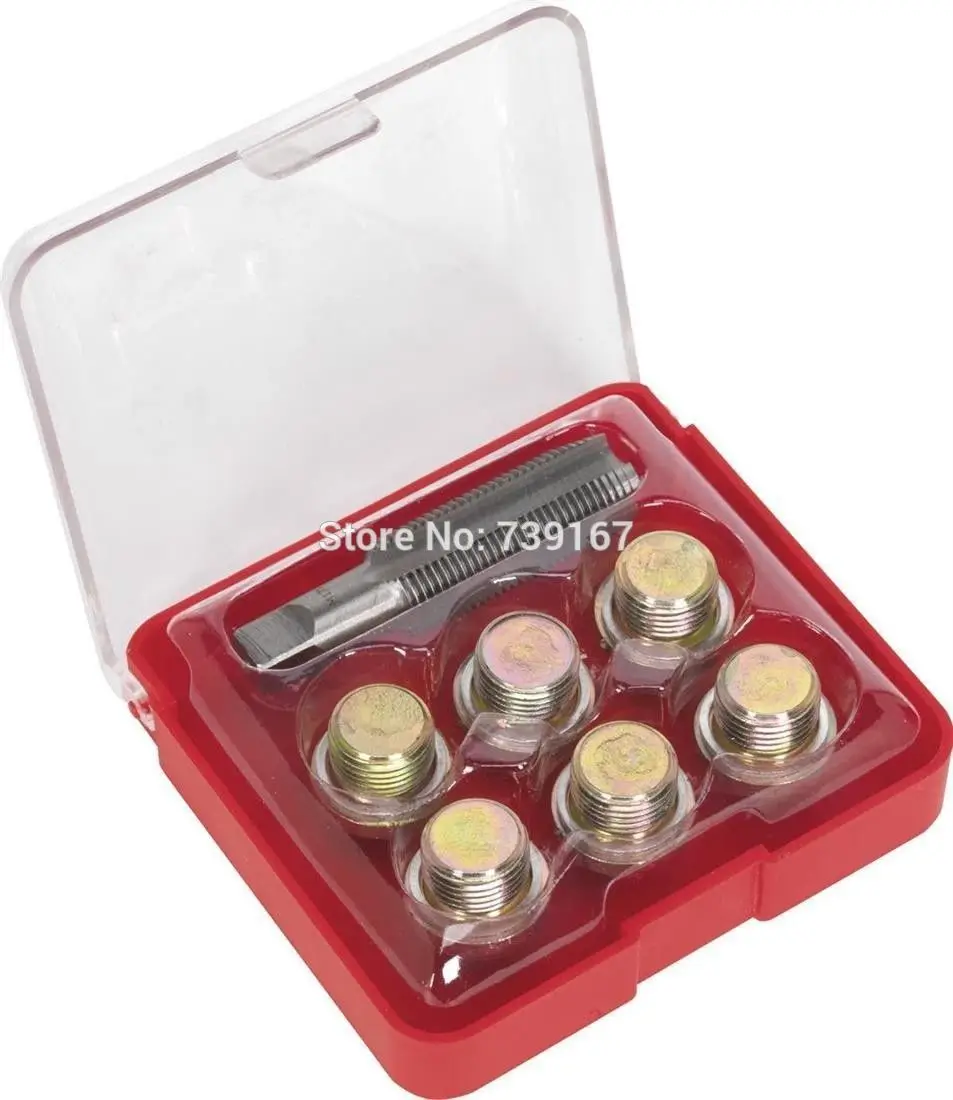 M15 X 1.5MM Oil Drain Plug Sump Damaged Thread Repair Tool For Car Motorcycle Sump Gearbox BMW Toyota ST0087C