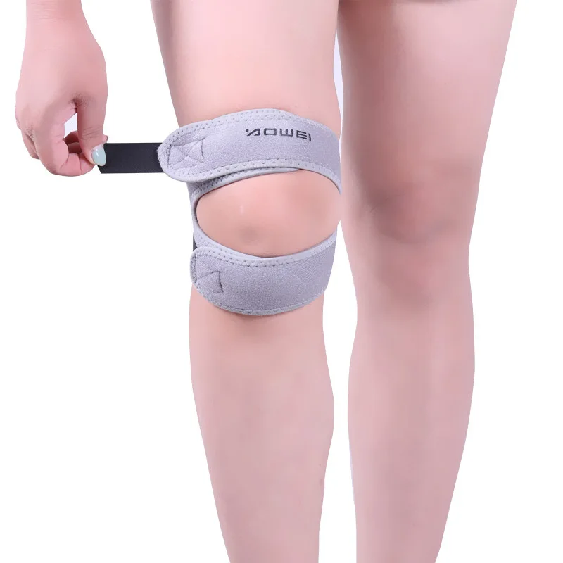 

1 pcs knee support With double pressure compression knee patella kneecaps Guard Strap Knee Pads Protector