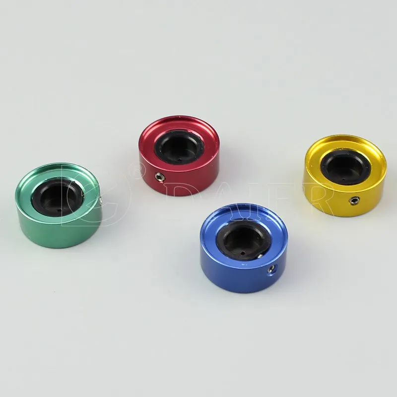 5PCS 23X10MM Size Foot Switch Aluminum Cover Cap Red Yellow Blue Green Color Use For PBS-24 Series Push Button Switches Colorful